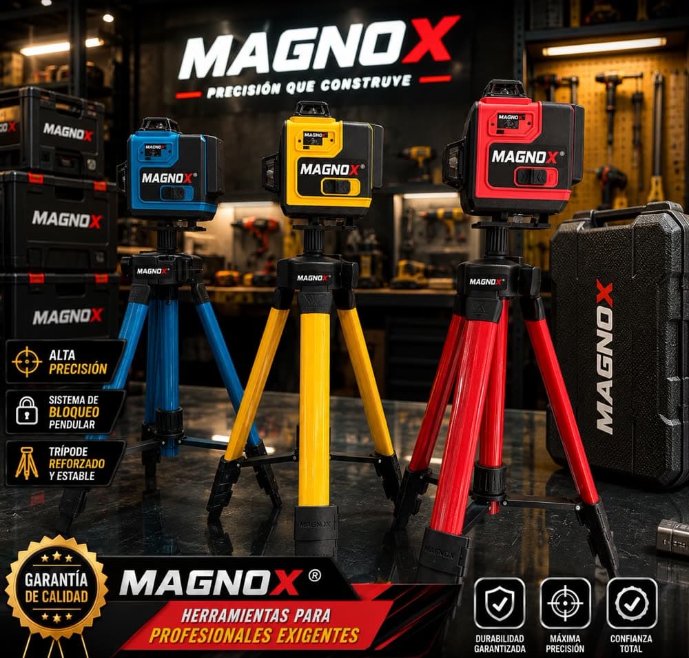 Especificaciones visuales de Láser de 16 Líneas MAGNOX